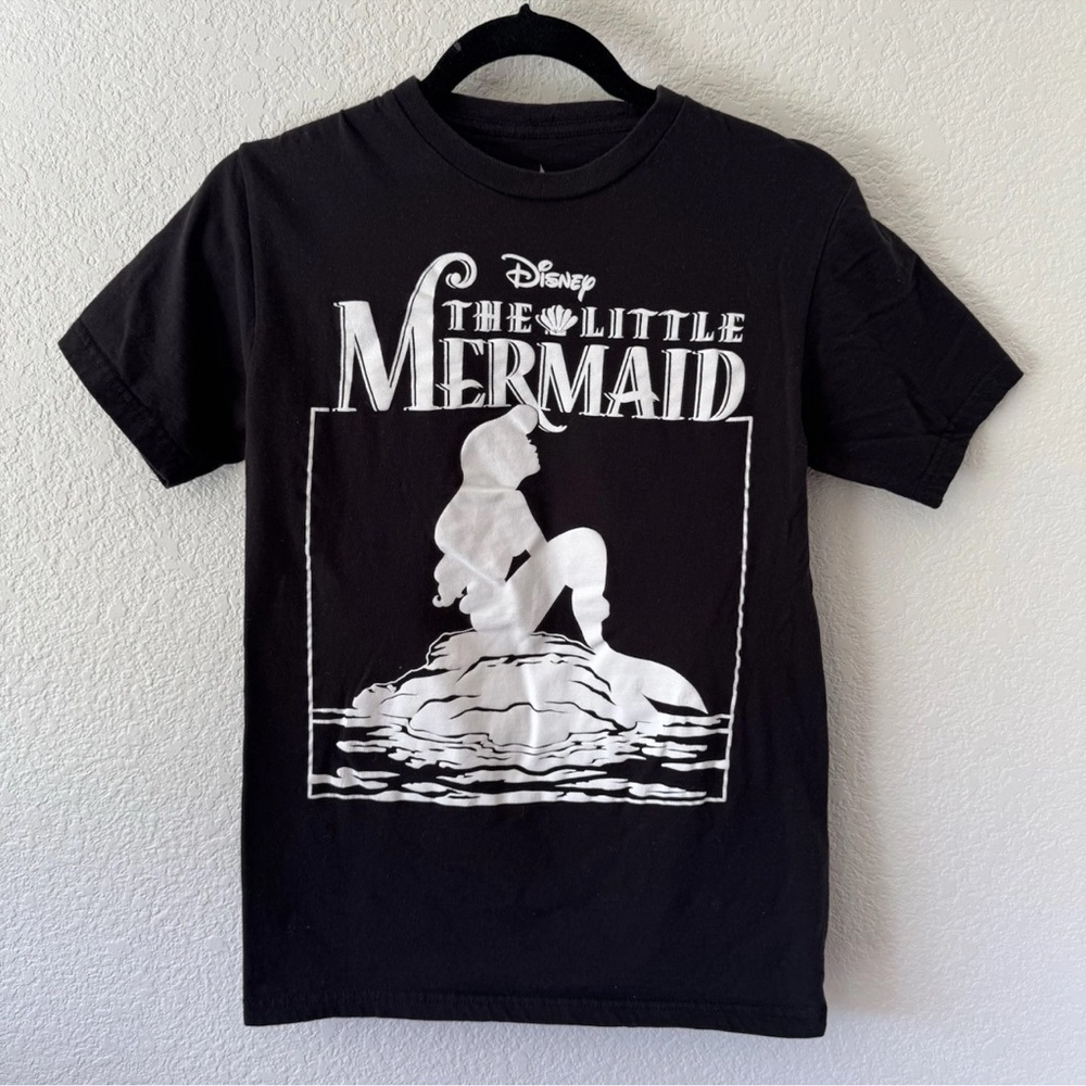 Disney Black and White The Little Mermaid Tee